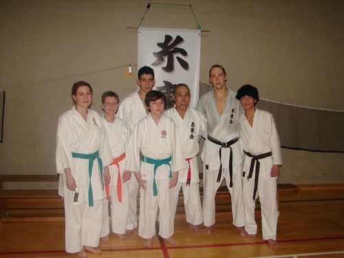 La délégation du Shitokai Karate Evere du 14 mars.